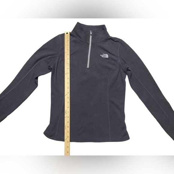 The North Face women's fleece sweatshirt pullover half zip long sleeve Sz Small - Picture 12 of 16